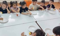 Minik eller mum yaptı, ortaya renkli görüntüler çıktı