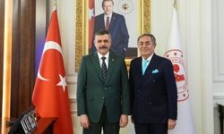 Agah Kafkas’tan Bakan Çiftçi’ye kutlama ziyareti