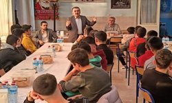 Alaca’da imam hatip pansiyonunda öğrencilerle iftar buluşması