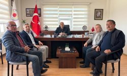 Alaca Şoförler ve Nakliyeciler Odasından Ticaret Borsasına ziyaret