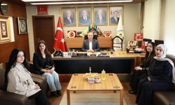 Başkan Şerif Arslan öğrencileri ağırladı