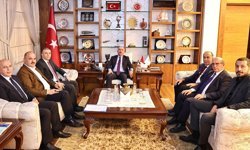 Alaca heyetinden Vali Çalgan’a ziyaret, OSB yatırımları masaya yatırıldı