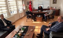 Eğitim yöneticilerinden Alaca Ticaret Borsası’na ziyaret