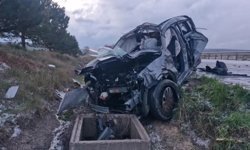 Alaca-Çorum yolunda kaza: 1 ölü, 3 yaralı