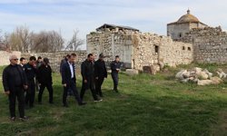 Hüseyin Gazi Külliyesi’nde inceleme yaptılar