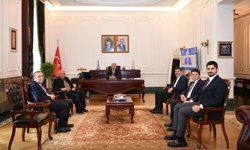 Veli Gündüz Şahin’den Vali Yakup Canbolat’a ziyaret