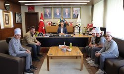 Harezmi Projesi öğrencilerinden Başkan Arslan’a ziyaret