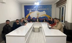 Alaca'da AK Parti'den yönetim kurulu toplantısı