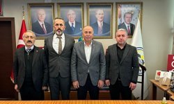 Türk Eğitim-Sen yöneticilerinden Başkan Şerif Arslan’a ziyaret