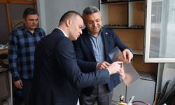 Kaymakam Meriç Dinçer’den Mustafa Erbaş'a ziyaret