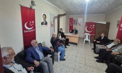 Saadet Partisi İl Başkanı Şuayip Sarı Alaca’da nabız yokladı