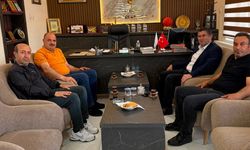 Sağlık-Sen heyetinden AK Parti Alaca İlçe Başkanlığı'na ziyaret