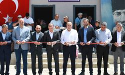 Büyükhıka Köyü'nde yapımı tamamlanan yemekhane törenle açıldı