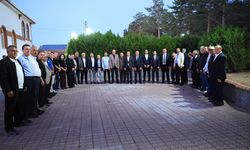 Çorum'da tayinleri çıkan isimler için veda yemeği