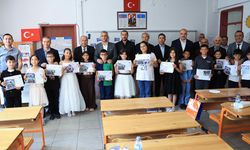 Alaca Hüseyin Gazi İlkokulu’nda karne heyecanı
