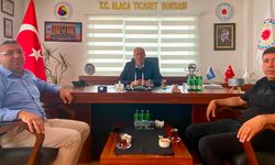 Alaca’daki oda başkanlarından Ticaret Borsasına ziyaret