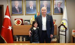 Küçük Hiranur’dan Başkan Arslan’a ziyaret