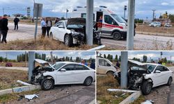 Otomobil ile minibüs  çarpıştı: 6 Yaralı