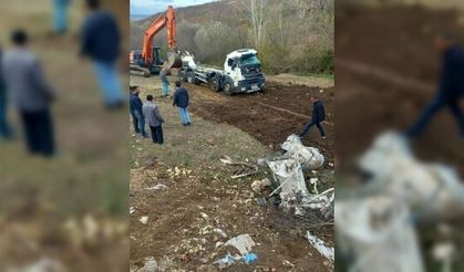 Beton Mikseri devrildi
