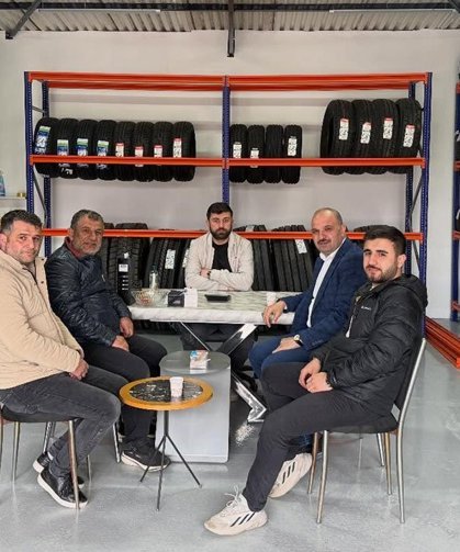 Alaca İlçe Başkanı Mücahit Gürsoy’dan esnaf ziyareti