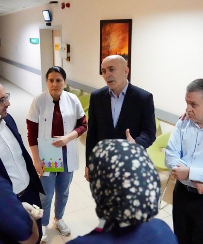 Alaca Devlet Hastanesi’nde hizmetler incelendi