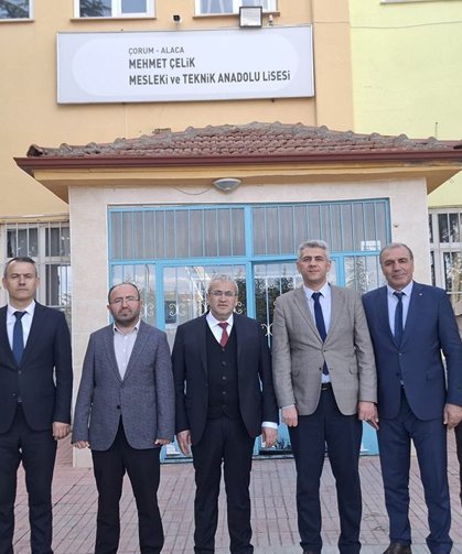 Cemil Çağlar, Alaca’da okulları yerinde inceledi