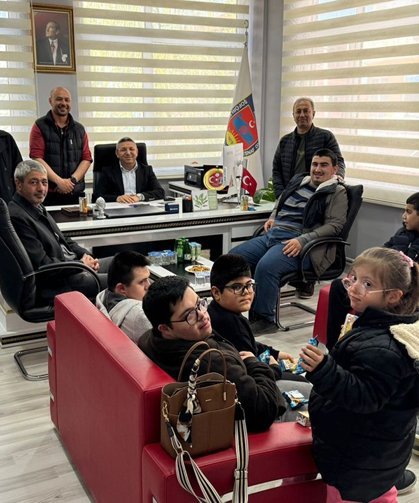 Başkan Erbaş, özel öğrencileri ağırladı