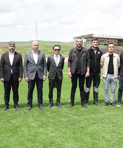Alaca Stadı yenilendi: Başkan Arslan’dan inceleme