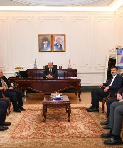 Veli Gündüz Şahin’den Vali Yakup Canbolat’a ziyaret