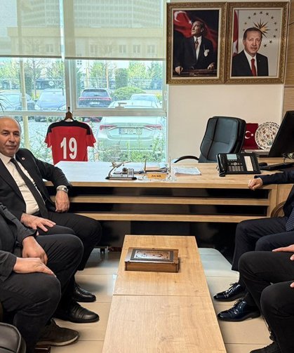 Alaca heyeti Bakanlıkta ağırlandı