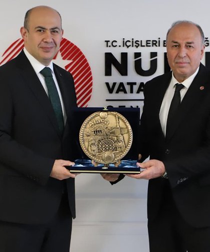 Başkan Arslan’dan Nüfus ve Vatandaşlık İşleri Genel Müdürü Kepçeli’ye ziyaret