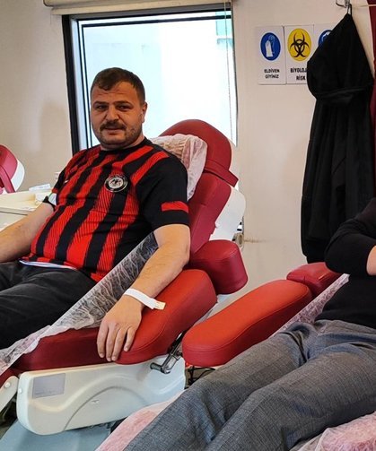 Alaca’da kan bağışına yoğun katılım