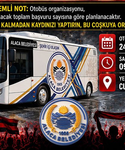Alaca Belediyesi’nden Çorum FK finali için taraftar çağrısı