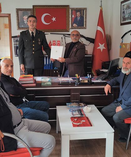 Alaca’da şehit aileleri ve gaziler derneğine ziyaret