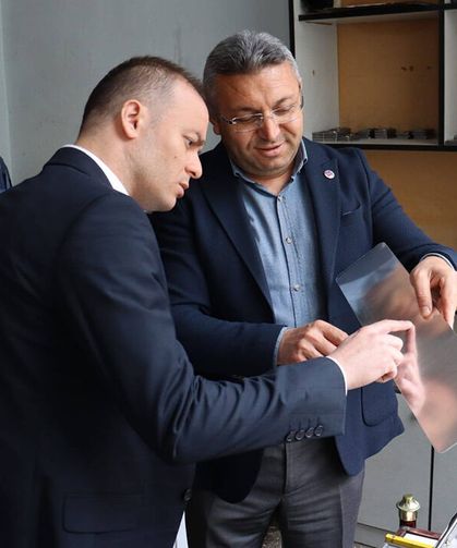 Kaymakam Meriç Dinçer’den Mustafa Erbaş'a ziyaret
