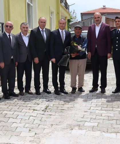 Şehit ailesi ve gazilere bayram ziyareti