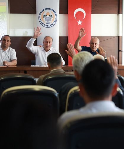 Alaca Belediye Meclisi haziran ayı gündemiyle toplandı