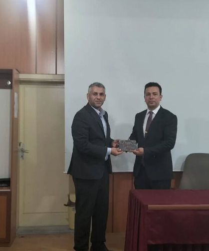 Mezun olduğu okulda öğrencilerle buluştu