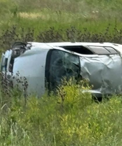 Koçhisar Kavşağı'nda araç takla attı: 1 yaralı