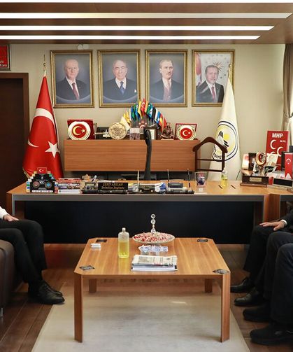 AK Parti İl Başkanı Alar’dan Başkan Şerif Arslan’a ziyaret