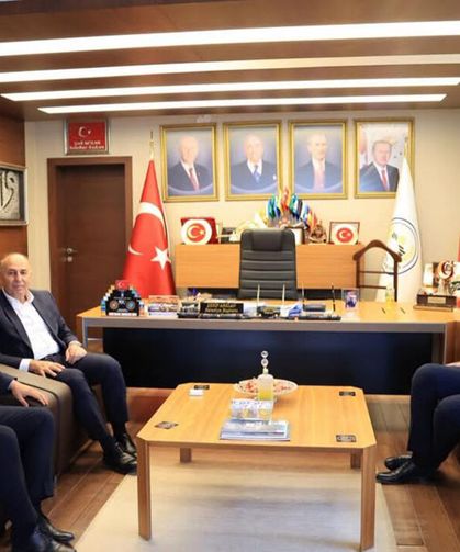Adalet Komisyonu Başkanı Güvenç’ten Başkan Arslan’a ziyaret