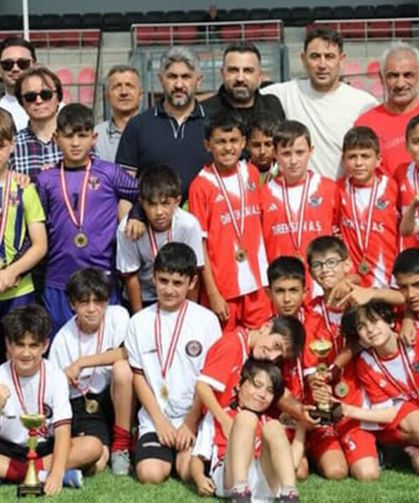 Alaca'da miniklerin kupasında zafer ARCA Çorum FK'nın