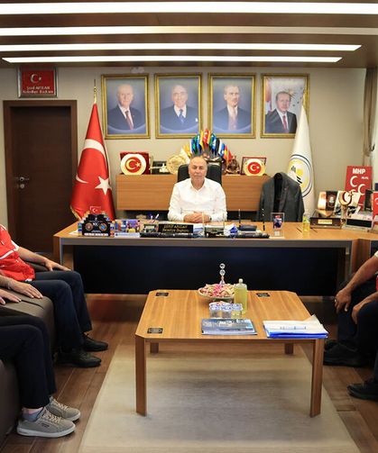 Alaca Belediye Başkanı Arslan, Kızılay heyetini ağırladı