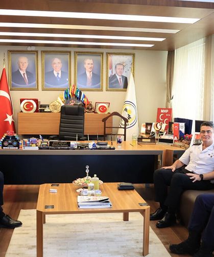 İl Jandarma Komutanı Ayvaz’dan Başkan Arslan’a ziyaret