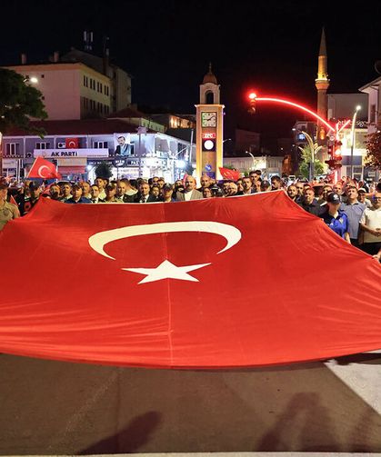Alaca’da 15 Temmuz’da tek yürek oldu