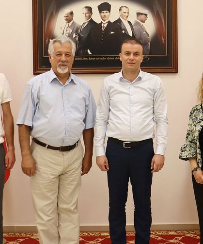 Alacahöyük kazı heyetinden Kaymakam Dinçer’e ziyaret