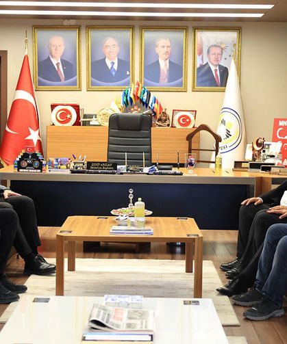 İki ilçe arasında yürütülebilecek çalışmalar görüşüldü
