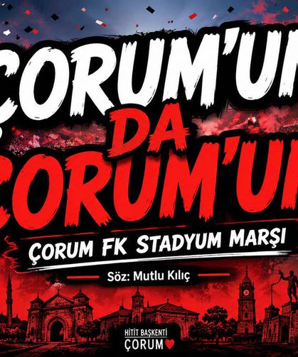 Mutlu Kılıç’tan Çorum ve Çorum FK’ya özel eser