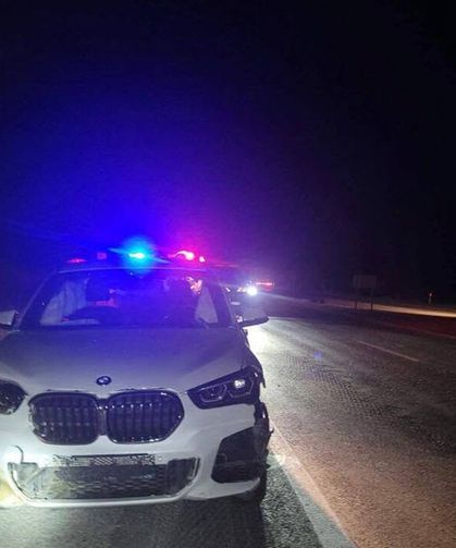 Alaca’da yola çıkan domuzlar kazaya neden oldu: 4 kişi yaralandı