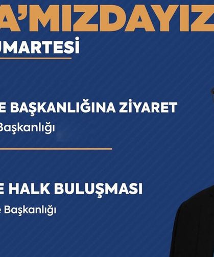 Yusuf Ahlatcı Alaca’da halkla buluşacak
